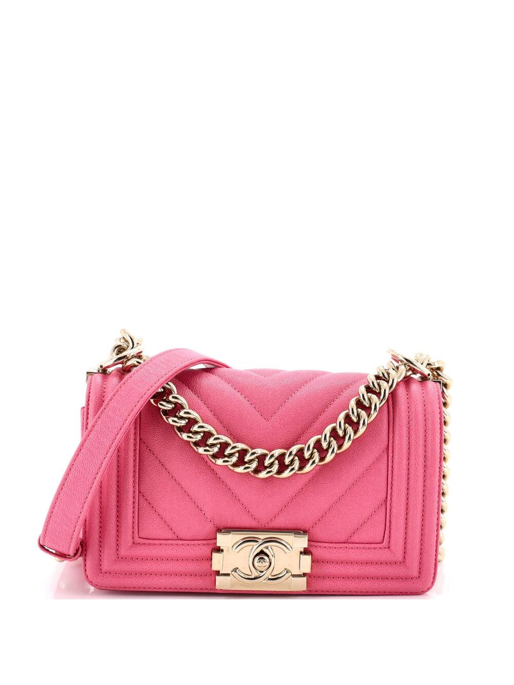 Chanel Boy Flap Bag Chevron Caviar #371227C46B